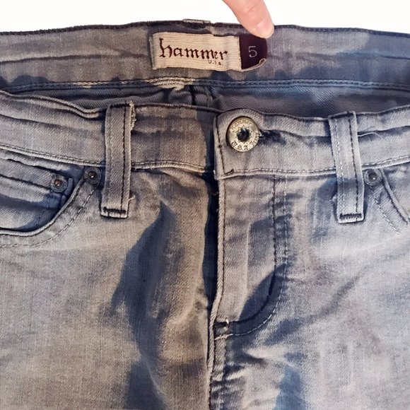 Grey Slim-Fit Straight Leg Jeans - Picture 3 of 6